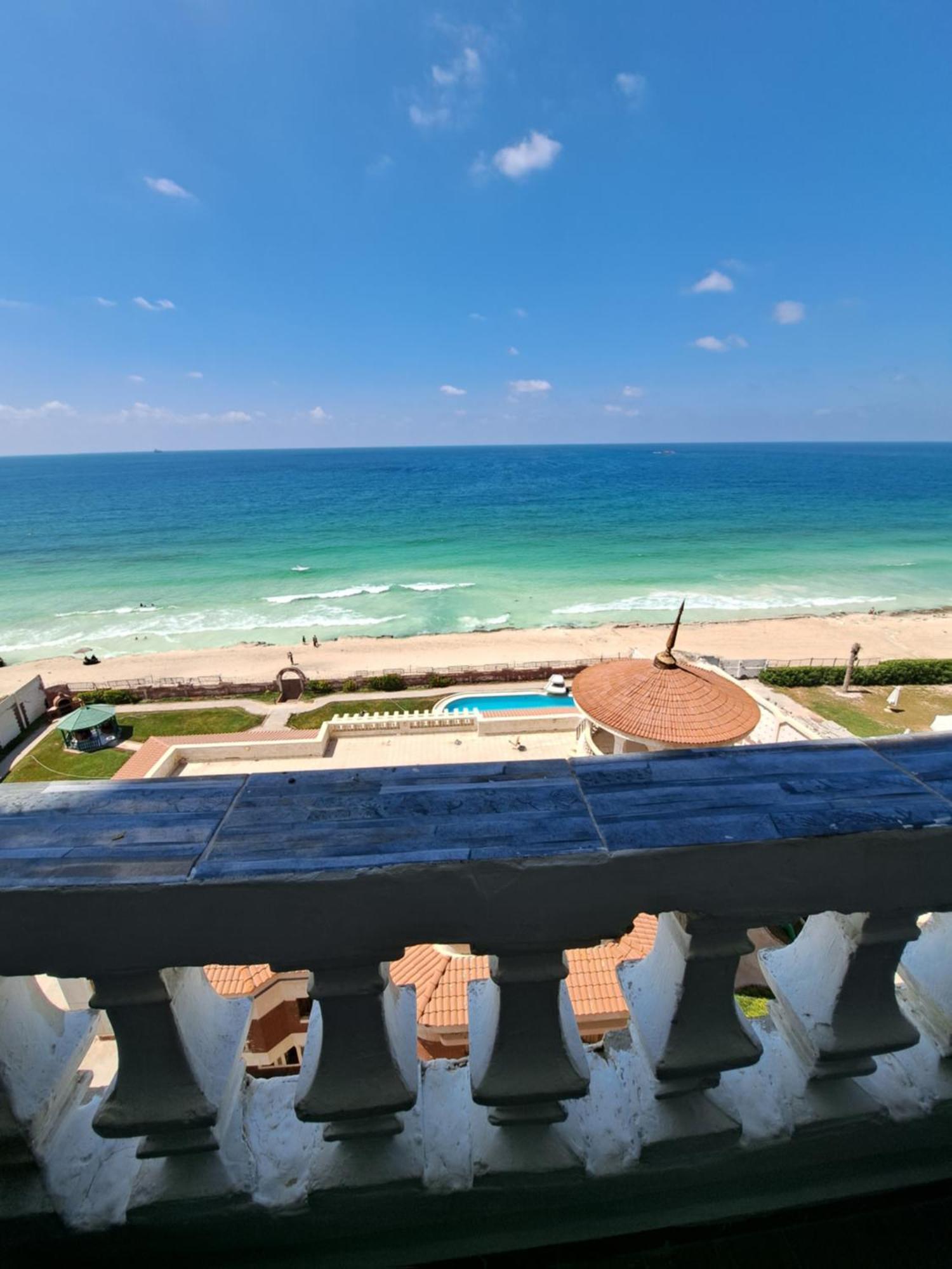 Panorama Apartment With A Charming Sea View Near Alexandria And Burg Elarab Intl Airport With Free Wifi شقة باطلالة ساحرة على البحر اول الساحل الشمالي Buitenkant foto